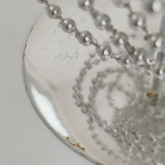 Christmas Tree Beaded Bendable Silver - Picture 12 of 15